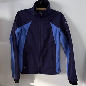 Columbia Purple and Light Blue Women's Softshell Jacket